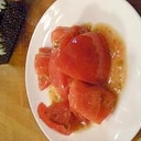 ウチ定番トマトのオリーブオイルサラダ